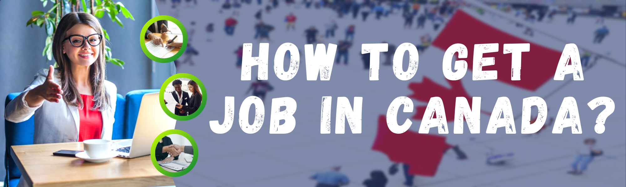 how to get job in canada banner